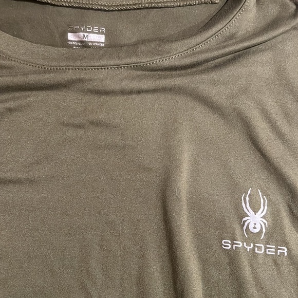 Bundle/Lot of 3 long sleeve men’s t-shirts size med - Spyder Gear and Gaiam gym - Picture 5 of 7